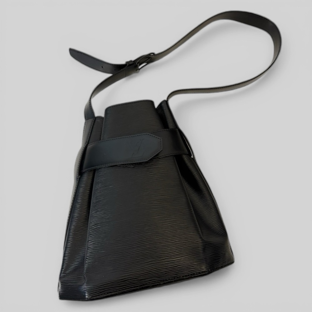 Louis Vuitton Sac de Paul Black Epi Leather Shoulder Bag Vintage LV Noir - Picture 2 of 5